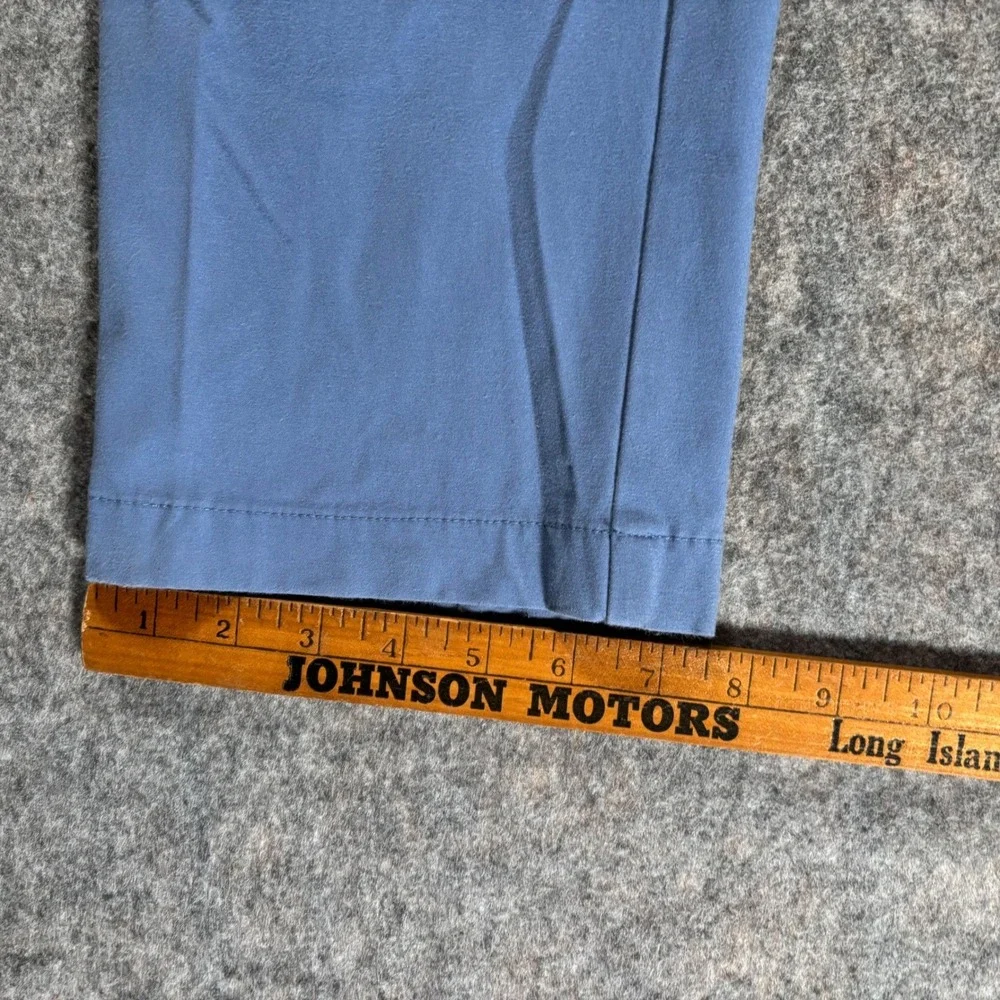 Lauren Ralph Lauren Classic Fit Cotton Stretch Chino Pants Blue 38x34 Flat Front